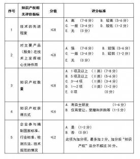 创新能力评价总分中知识产权指标高分要点